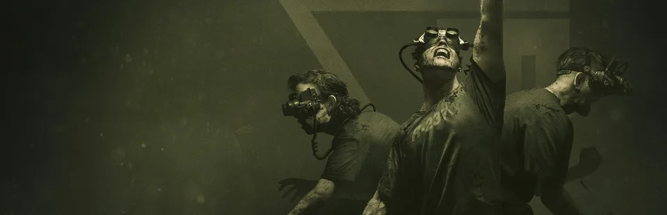 The Outlast Trials key art showing Reagents wearing night-vision goggles