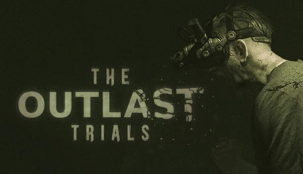 The Outlast Trials key art with the game logo